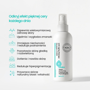 Anti-aging facial serum with HOCl for mature skin Liluko