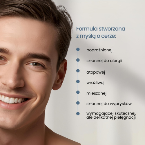 Regenerujacy balsam po goleniu Liluko HOCl na podrazniona skore