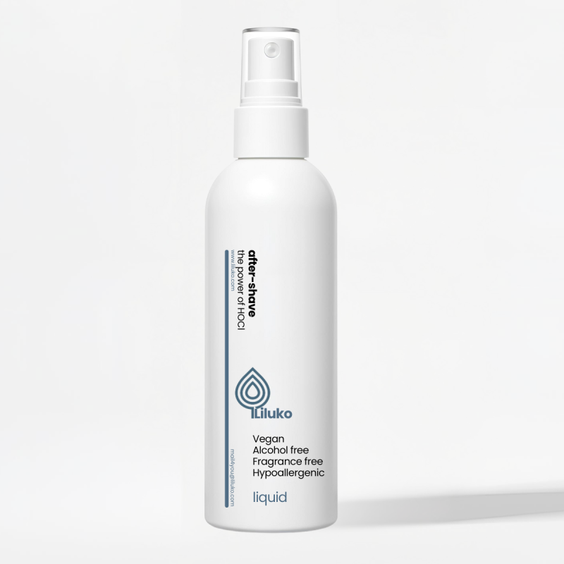 Balsam po goleniu kojacy podraznienia Liluko z kwasem podchlorawym